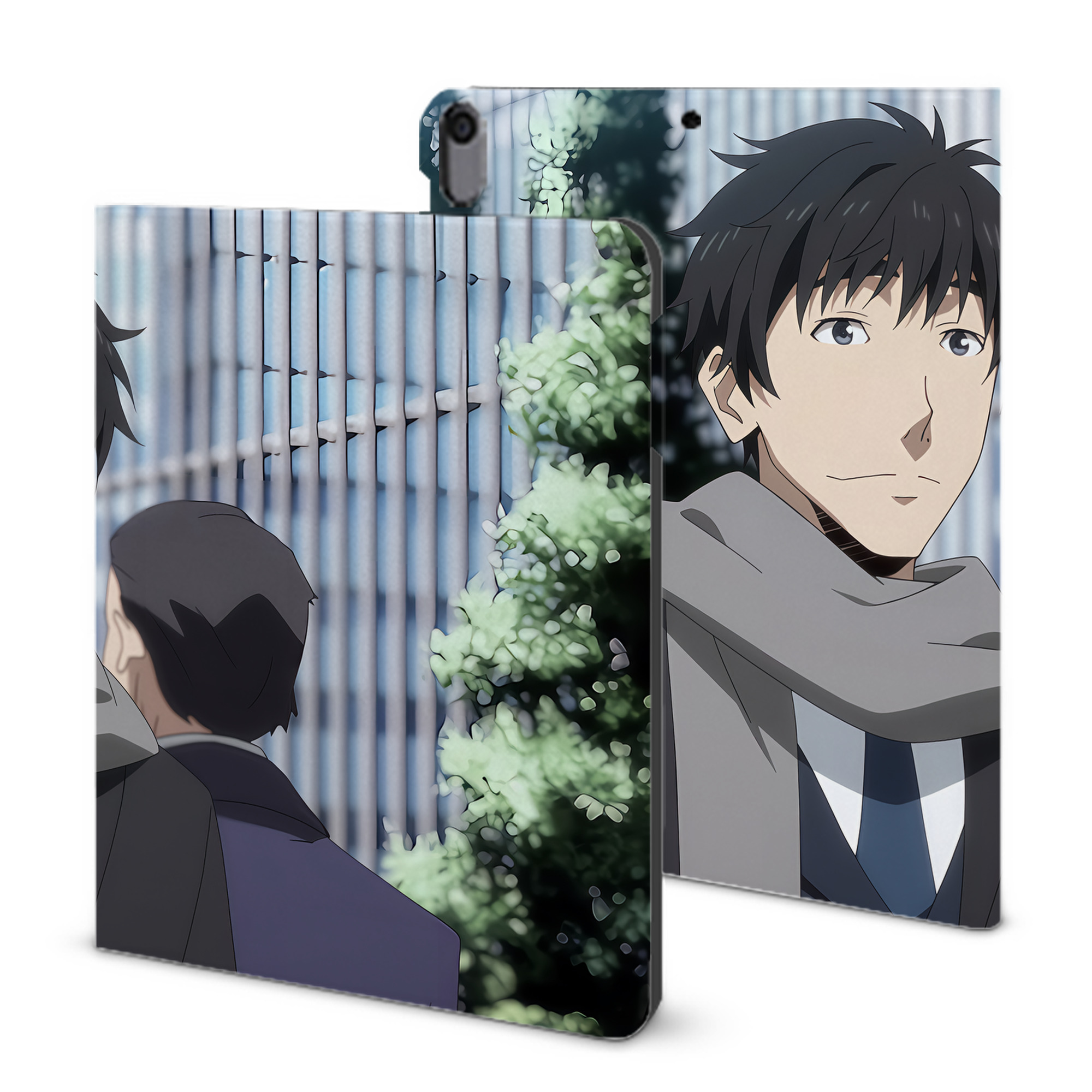 （画像用） 転スラ Regarding Reincarnated to Slime IPad ケース ブック型 PUレザー TPU 耐衝撃 軽量 薄型 ペン収納なし 全面保護 IPad 各モデル対応